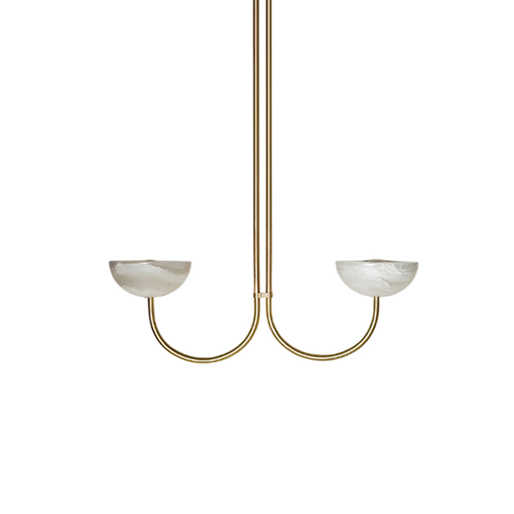 Lunaris Duo Alabaster Pendant Lamp