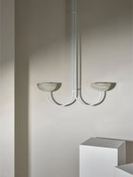 Lunaris Duo Alabaster Pendant Lamp