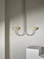 Lunaris Duo Alabaster Pendant Lamp