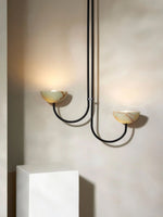 Lunaris Duo Alabaster Pendant Lamp