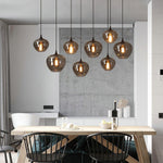Bottle Glass Pendant Light