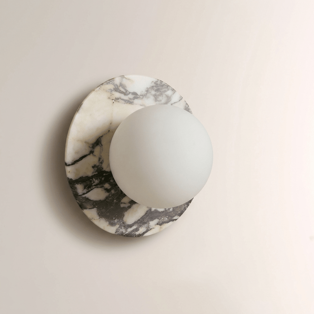 Marble Disc Wall Sconce