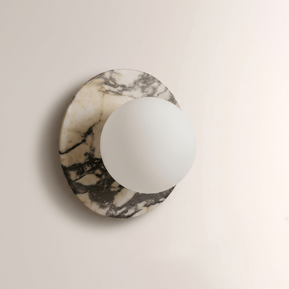 Marble Disc Wall Sconce