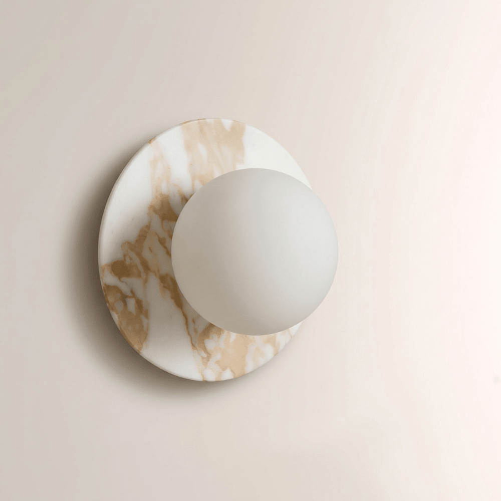 Marble Disc Wall Sconce