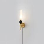 Marble Vertical Plug-in Wall Lamp