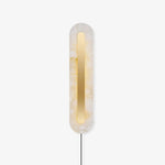 Alabaster Rounded Plug-in Wall Light