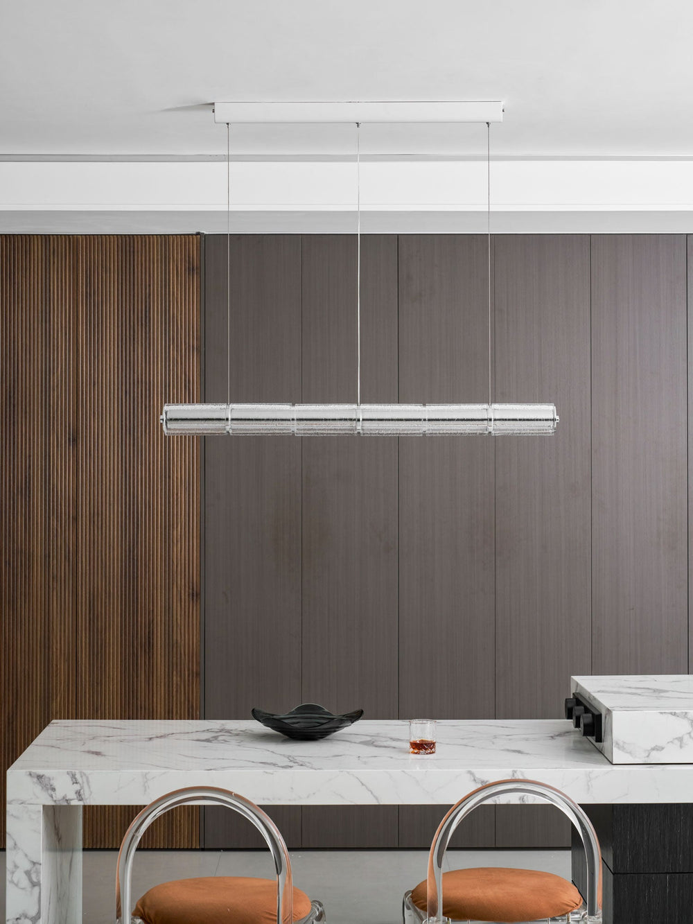 Mcdade Segmented Glass Chandelier