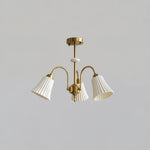 Medieval Ceramic Trumpet Chandelier