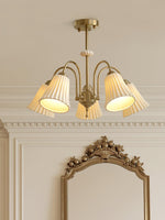 Medieval Ceramic Trumpet Chandelier