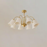 Medieval Ceramic Trumpet Chandelier