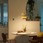 Mercero Wood & Metal Dome Pendant – Warm Oak Accent