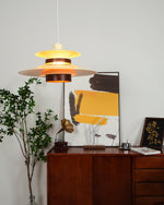 Mercero Wood & Metal Dome Pendant – Warm Oak Accent