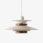 Mercero Wood & Metal Dome Pendant – Warm Oak Accent