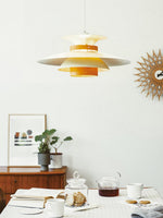 Mercero Wood & Metal Dome Pendant – Warm Oak Accent