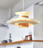 Mercero Wood & Metal Dome Pendant – Warm Oak Accent
