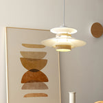 Mercero Wood & Metal Dome Pendant – Warm Oak Accent