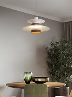 Mercero Wood & Metal Dome Pendant – Warm Oak Accent