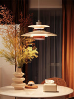 Mercero Wood & Metal Dome Pendant – Warm Oak Accent