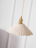 Microcement Swag Pendant Lamp