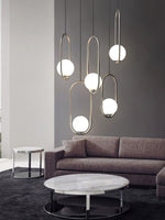 Loop Brass Pendant Light