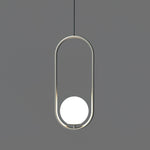 Loop Brass Pendant Light
