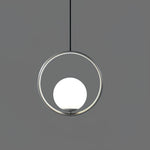 Loop Brass Pendant Light