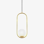 Loop Brass Pendant Light