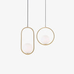Loop Brass Pendant Light