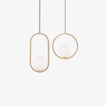 Mila Brass Pendant Swag Light
