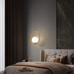 Loop Brass Pendant Light