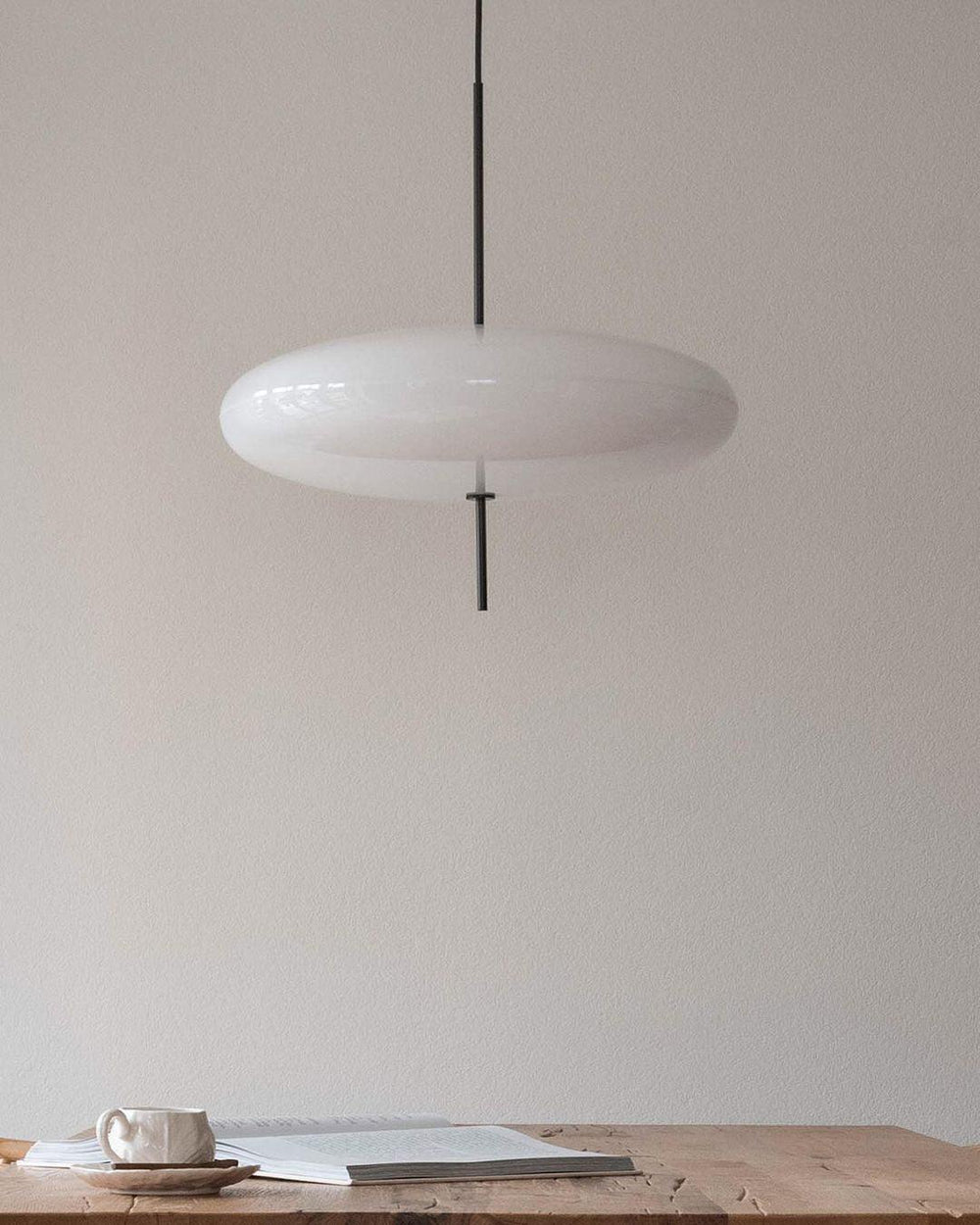 Opal Disc Suspension Lamp