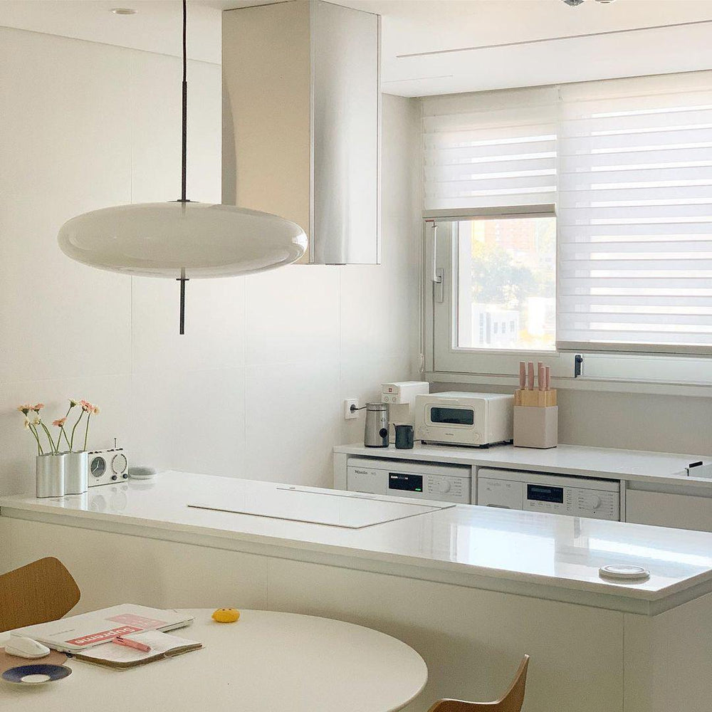 Opal Disc Suspension Lamp