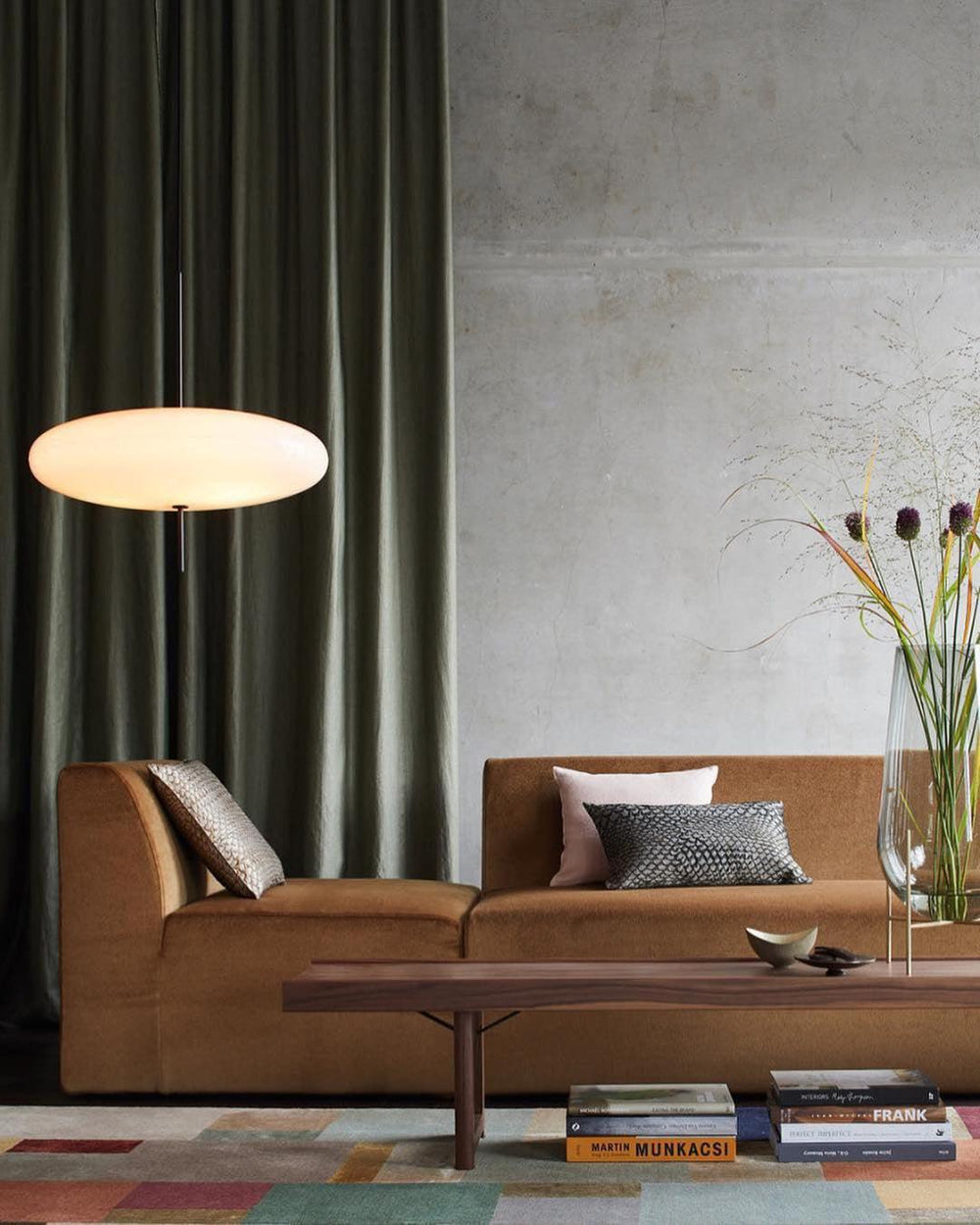 Opal Disc Suspension Lamp