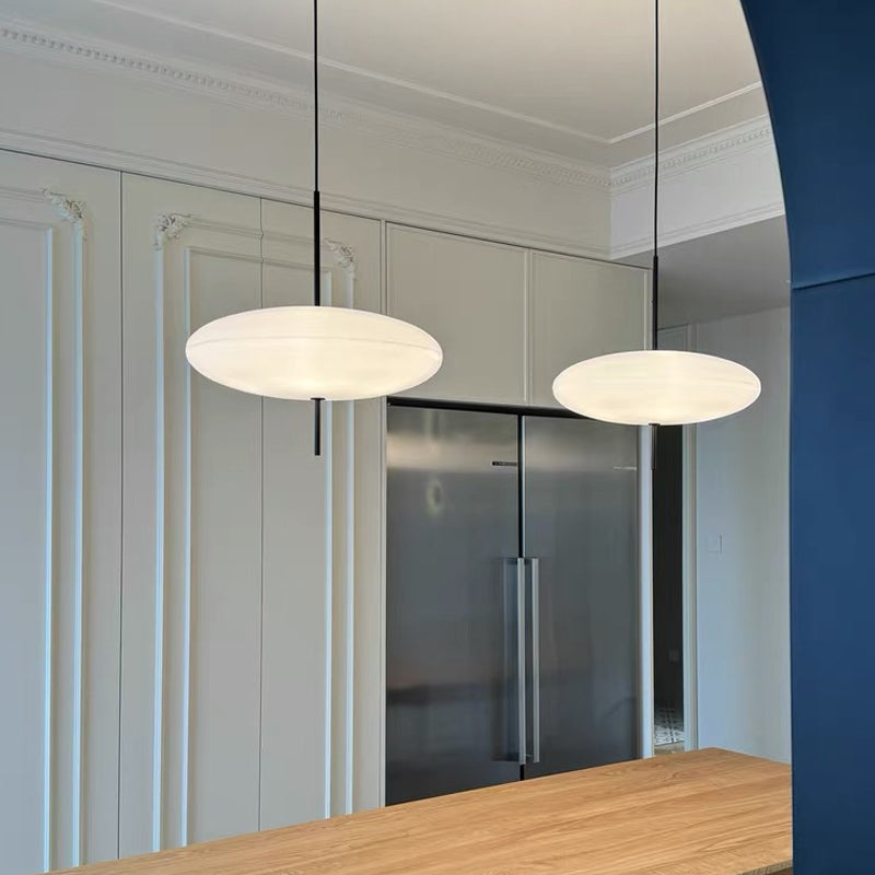 Opal Disc Suspension Lamp
