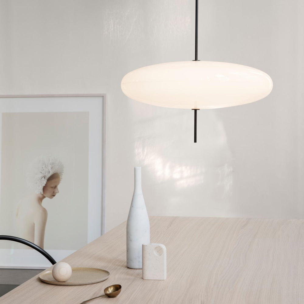 Opal Disc Suspension Lamp