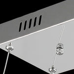 Aria Double-C Crystal Chandelier – Modern Silver Accent