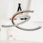 Aria Double-C Crystal Chandelier – Modern Silver Accent