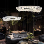 Modern Round Crystal Chandelier