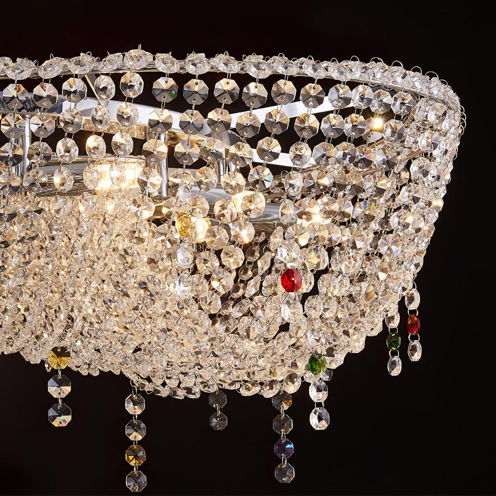 Modern Round Crystal Chandelier