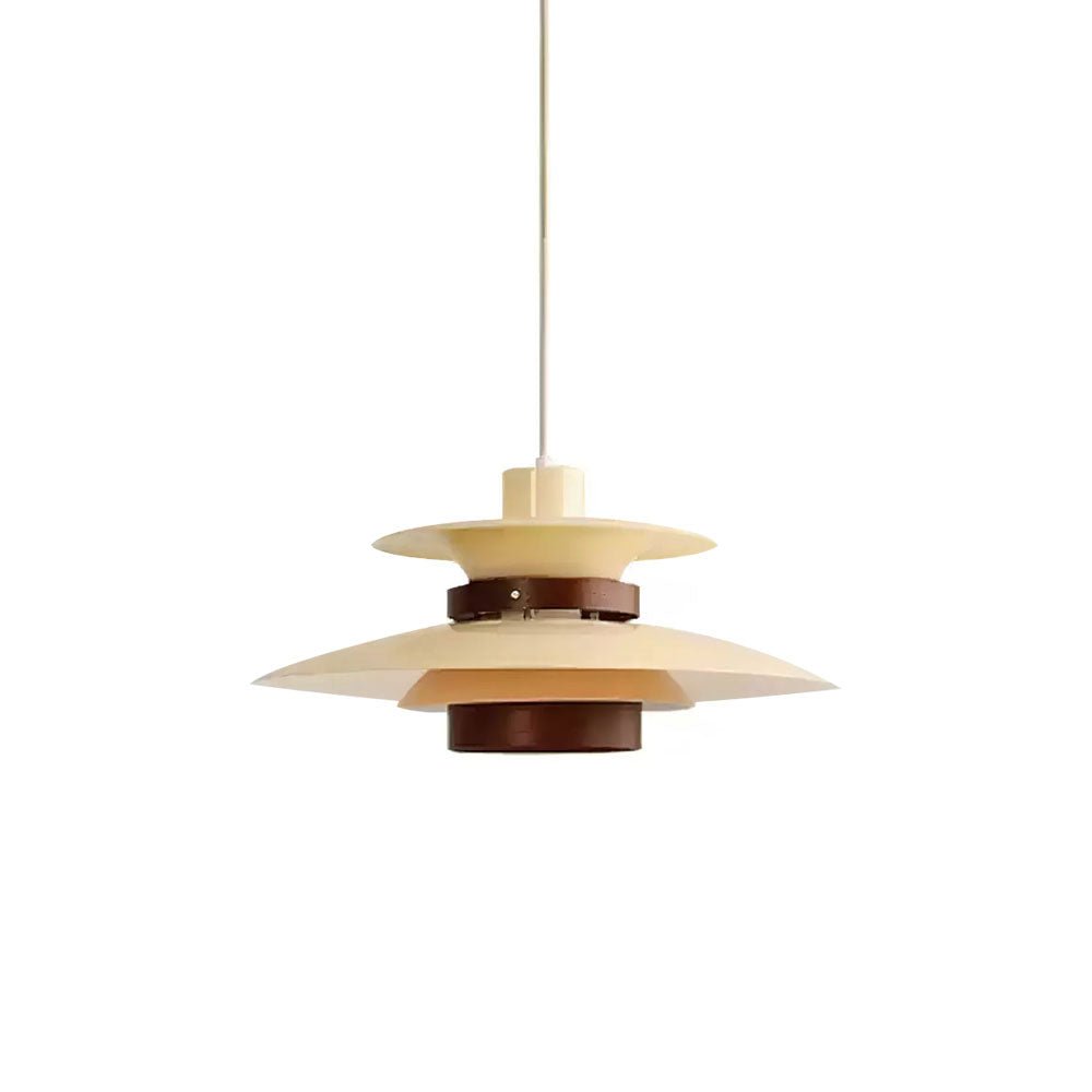Mercero Wood & Metal Dome Pendant – Warm Oak Accent
