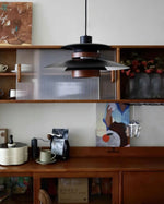 Mercero Wood & Metal Dome Pendant – Warm Oak Accent