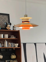 Mercero Wood & Metal Dome Pendant – Warm Oak Accent