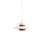 Mercero Wood & Metal Dome Pendant – Warm Oak Accent