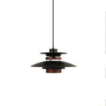 Mercero Wood & Metal Dome Pendant – Warm Oak Accent