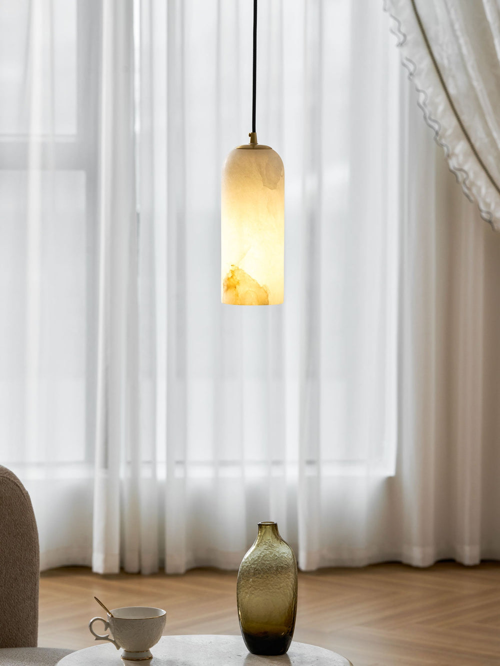 Monty  Alabaster Pendant Lamp