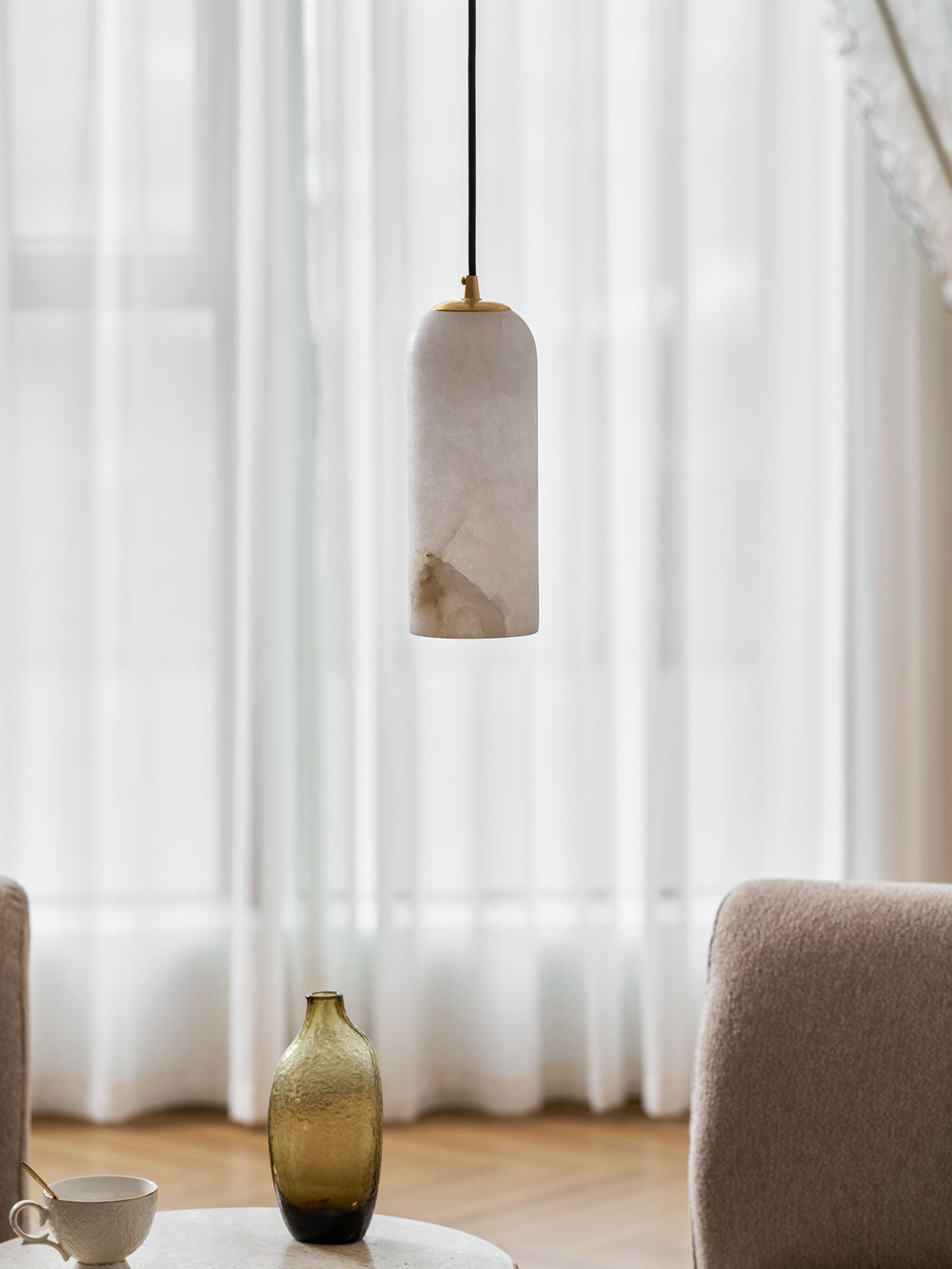 Monty  Alabaster Pendant Lamp