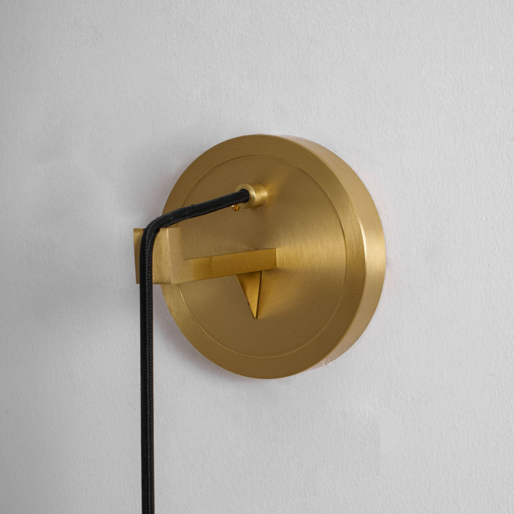Monty Alabaster Plug-in Wall Lamp