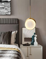 Moonshade Alabaster Pendant Light