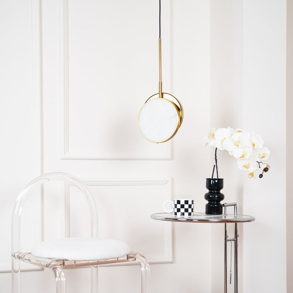 Moonshade Alabaster Pendant Light