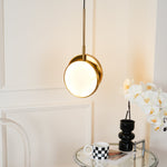 Moonshade Alabaster Pendant Light